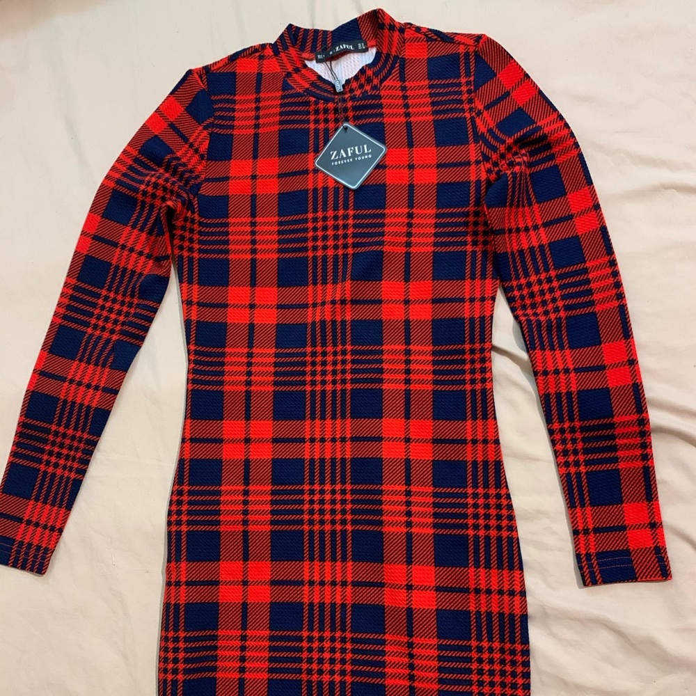 Plaid dress